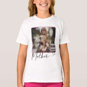T-shirt photo mère personnalisée
