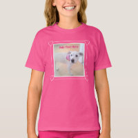 Photo mignonne blanc chiot visage rose