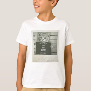 T-shirt photo mignonne de chat