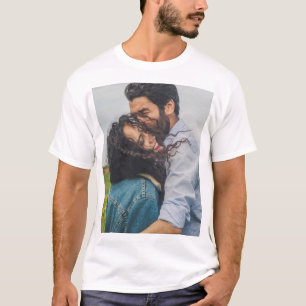 T-shirt Photo minimaliste moderne personnalisée
