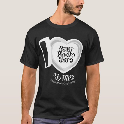 T-shirt Photo Nouvelles mauvaises herbes J'aime ma femme p (Devant)