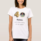 T-shirt photo or de 40e anniversaire (Devant)