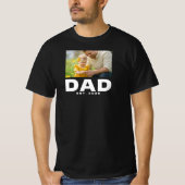 T-shirt photo Papa établi en gras (Devant)