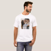 T-shirt photo personnalisable de la Saint-Valentin (Devant entier)