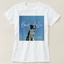 Photo personnalisé de Border Collie avec typograph