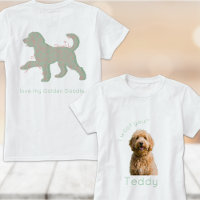 Photo personnalisé de Goldendoodle - Je te wouf to