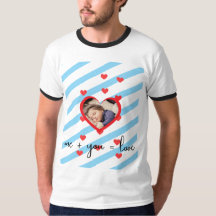 Photo personnalisé d'enfant – Moi + Toi = Amour