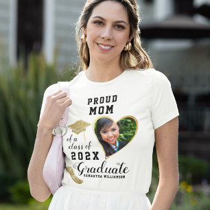 T-shirt Photo personnalisé Maman fière de la promotion 202