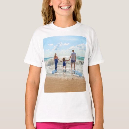 T-Shirt Photo Personnalisé - Votre Propre Design - (Devant)