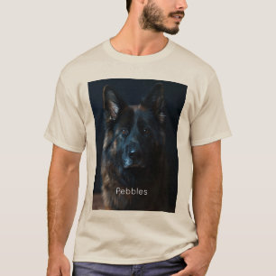 T-shirt Photo personnalisée berger allemand