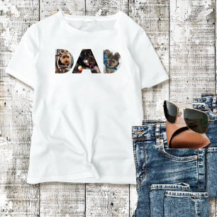T-shirt Photo personnalisée DAD AMOUREUX DES CHIENS Ch