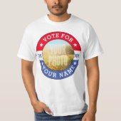 T-shirt PHOTO PERSONNALISÉE DE L'élection (Devant)