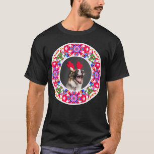 T-shirt Photo personnalisée Noël animal de compagnie chien