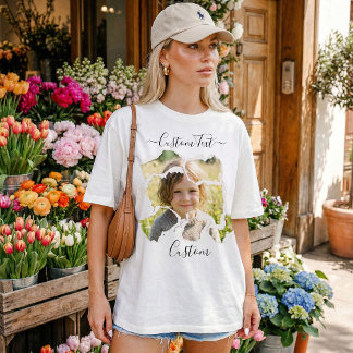 T-shirt Photo personnalisée pour enfants Mémorable Rétro p