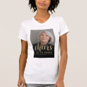 T-shirt Photo personnalisée Soirée d'anniversaire 70e (Devant)