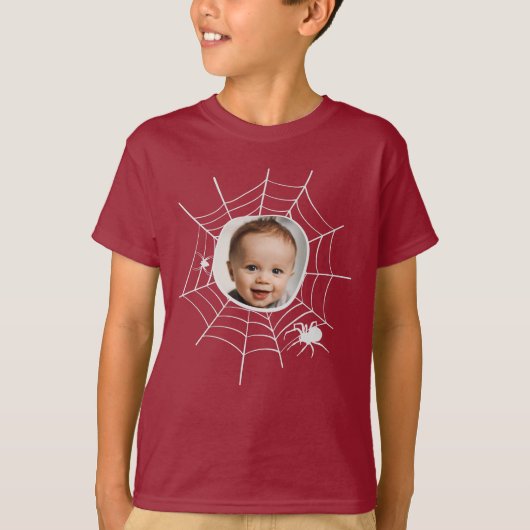 T-shirt Photo personnalisée Spider web spiderweb déplaisan (Devant)