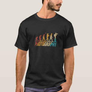 T-shirt Photo Retro Photographe Evolution Photographie