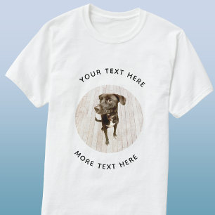 T-shirt Photo simple avec texte
