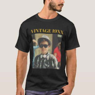 T-shirt Photo Vintage Année de Naissance Anniversaire