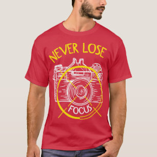 T-shirt Photo vintage I Photographe avec focus