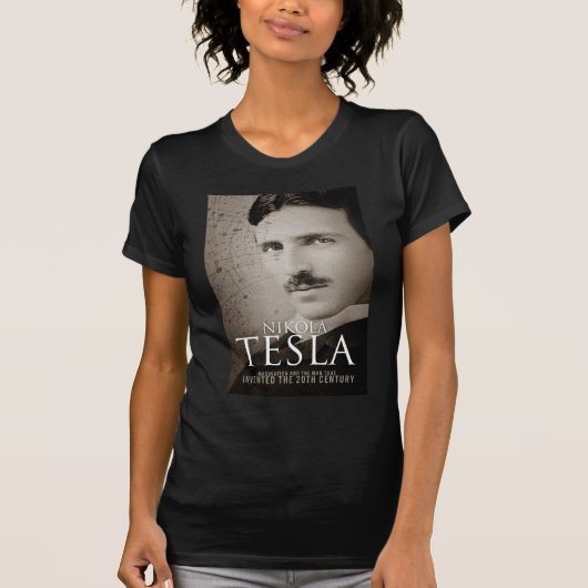 T-shirt Photo vintage Nikola Tesla (Devant)