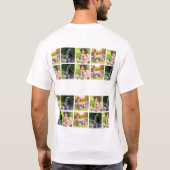 T-shirt photocollage et texte (Dos)