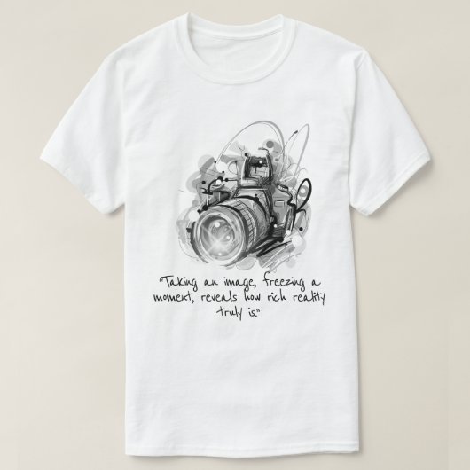 T-shirt photographe (Design devant)