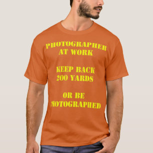 T-shirt Photographe au travail (2)