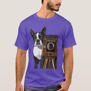 T-shirt Photographe Boston Terrier 2