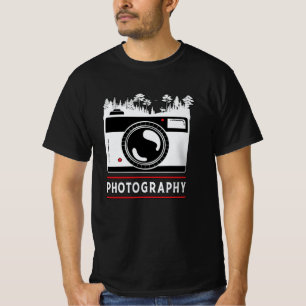 T-shirt Photographe Caméra Lens Drôle Drôle Cadeau