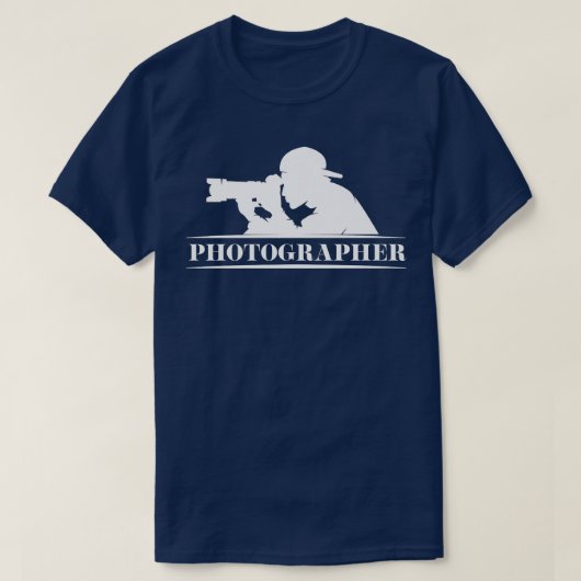 T-shirt Photographe Caméra Photojournaliste Le (Design devant)
