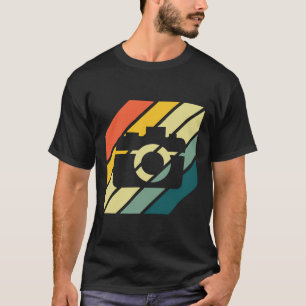 T-shirt Photographe Chemise Vintage caméra rétro 0mk4X
