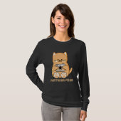 T-shirt Photographe de chat pun (Devant entier)
