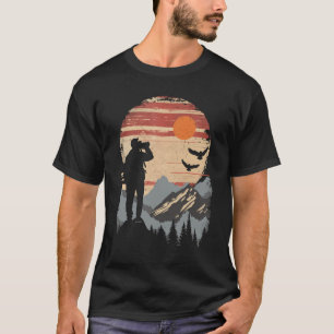 T-shirt photographe de la faune et de la nature vintage