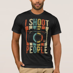 T-shirt Photographe de personnes de pousse du cru I
