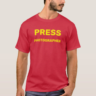 T-SHIRT PHOTOGRAPHE DE PRESSE
