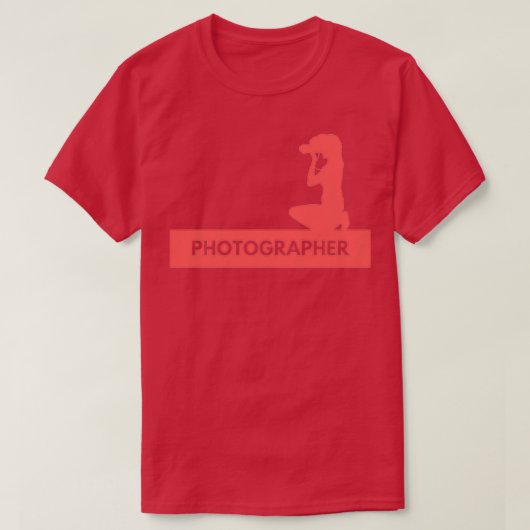 T-shirt Photographe Femme (Design devant)
