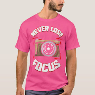 T-shirt Photographe Femmes Appareil Photo Photographie