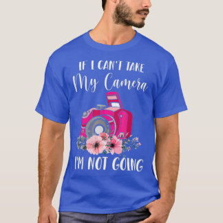 T-shirt Photographe Gift Cute Shirt pour femme Caméra