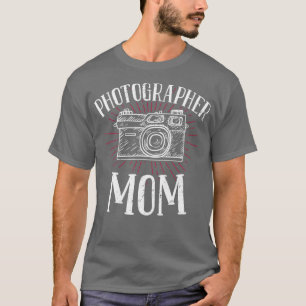 T-shirt Photographe Maman - Caméra de photographie