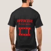 T-shirt Photographe officiel (Dos)
