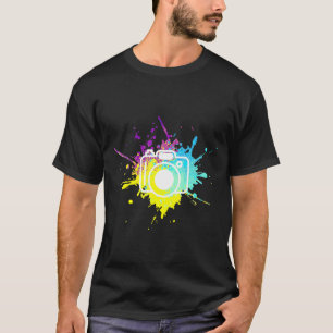 T-shirt Photographe Photographe Photographe Couleur Explo