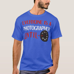 T-shirt Photographe Photographie Photo DSLR Mode Dial