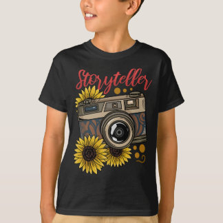 T-shirt Photographe Photographie Storyteller Camera Cadeau
