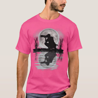 T-shirt Photographe Randonnée Tee Nature Camping Photo Gif