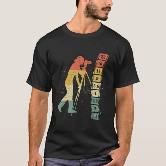 T-shirt Photographe rétro (Devant)