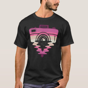 T-shirt Photographe Retro Lens Vintage Caméra Photographe
