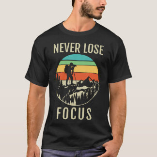 T-shirt Photographe Vintage Ne Perds Jamais la Concentrati