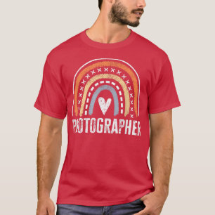 T-shirt Photographer Gifts For Women Funny Rainbow Photogr