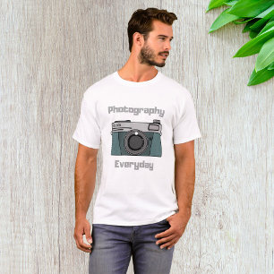 T-shirt Photographie Caméra de tous les jours Photo T-shir